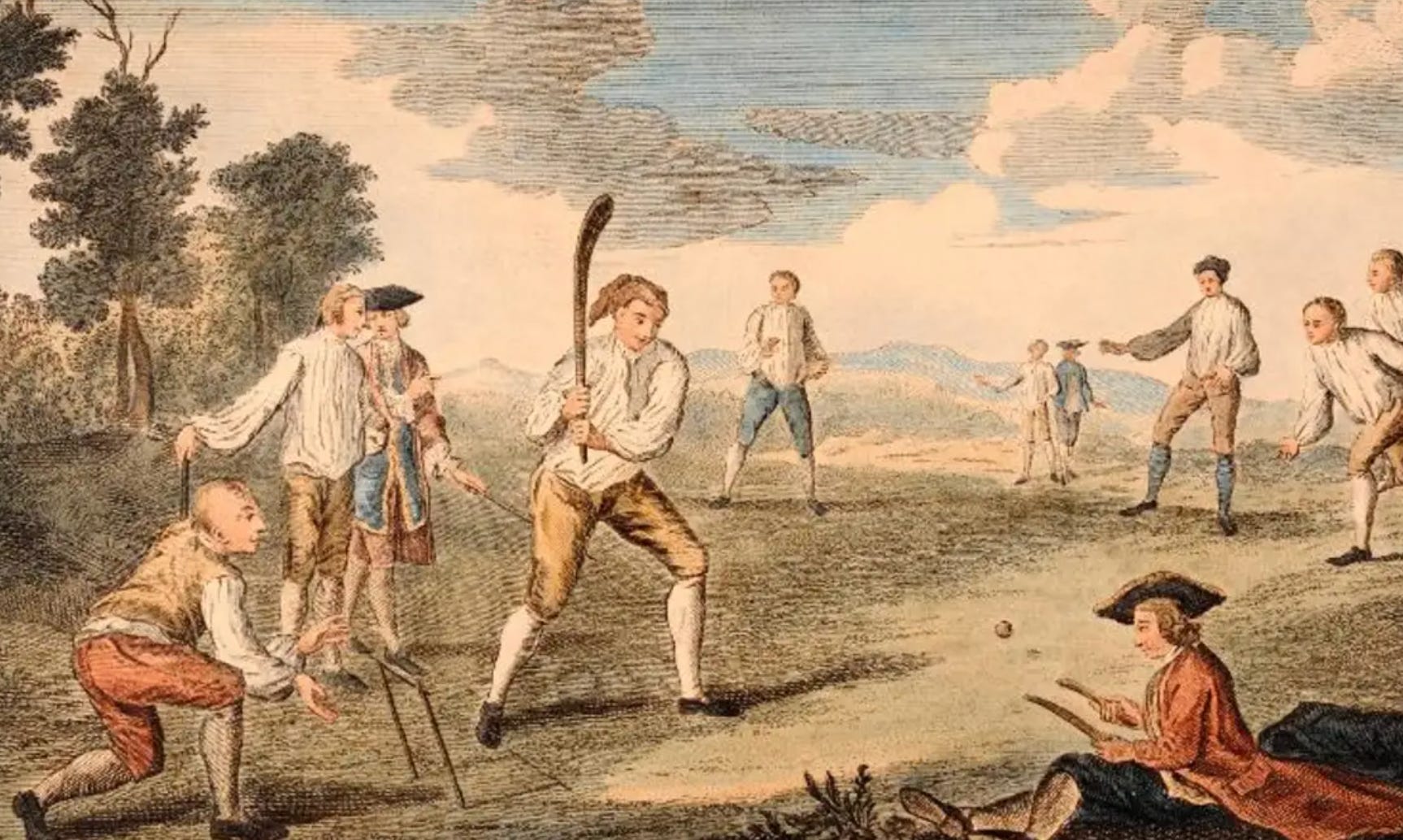 historic cricket match in british india era