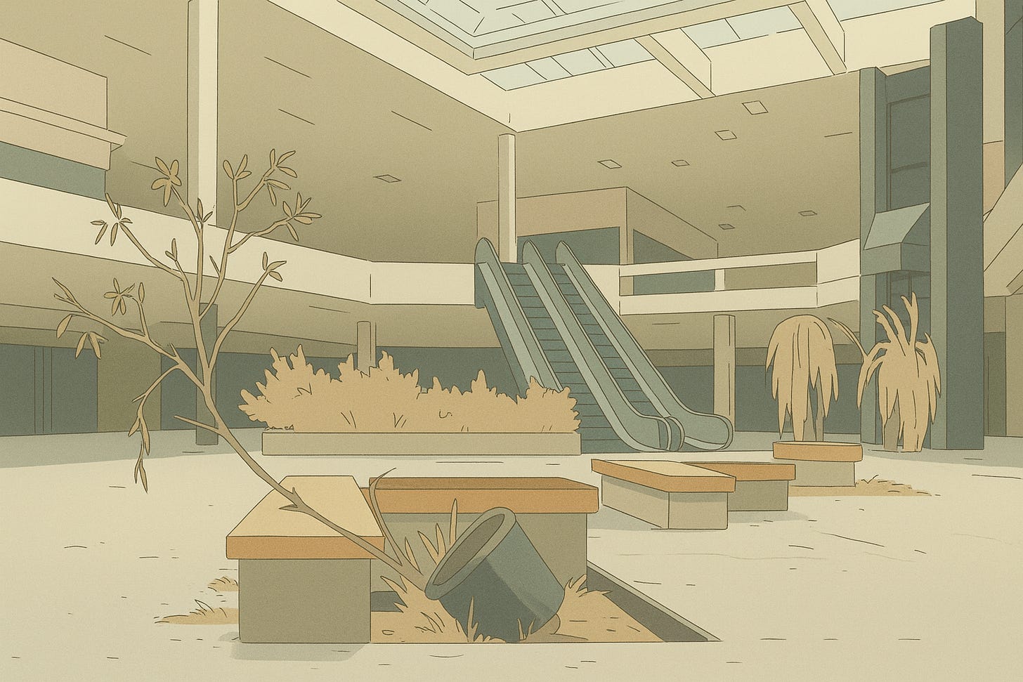 Why are so many malls in India so empty cover