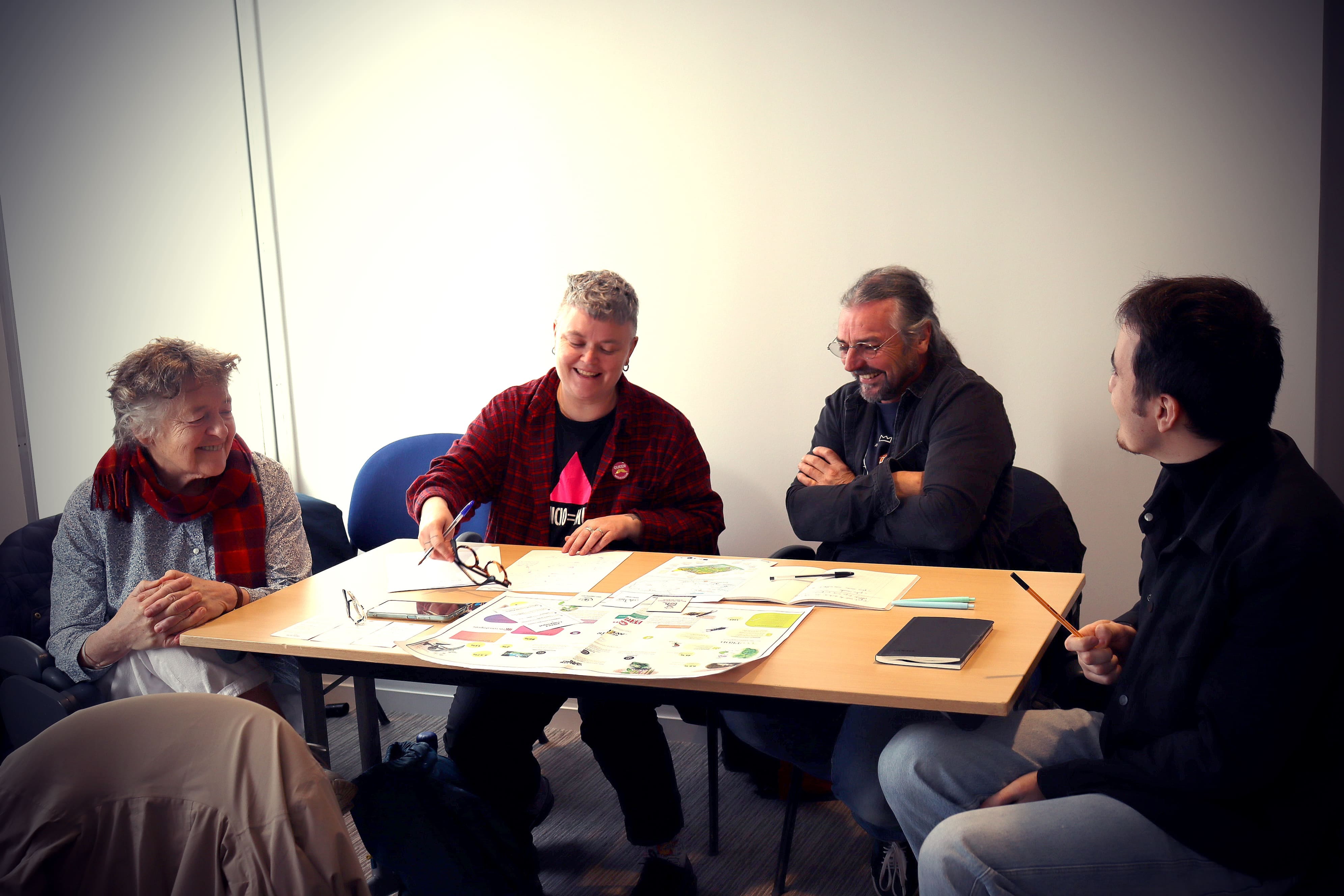 Temps d’écriture pendant l’atelier Récits d’avenir à Brest