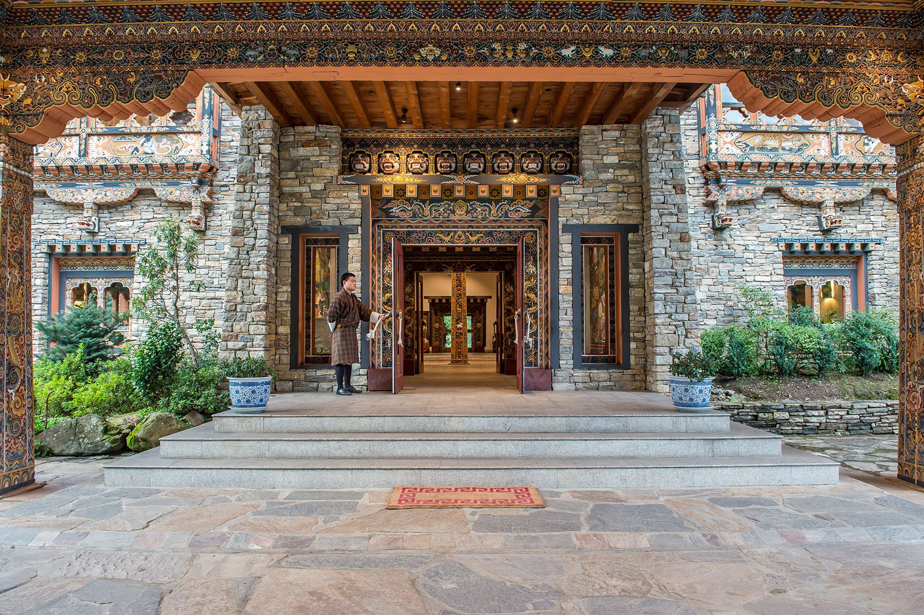 Zhiwaling Heritage decorated entrance