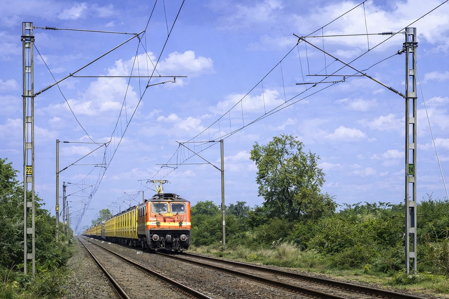 How the Indian Railways became electrified cover