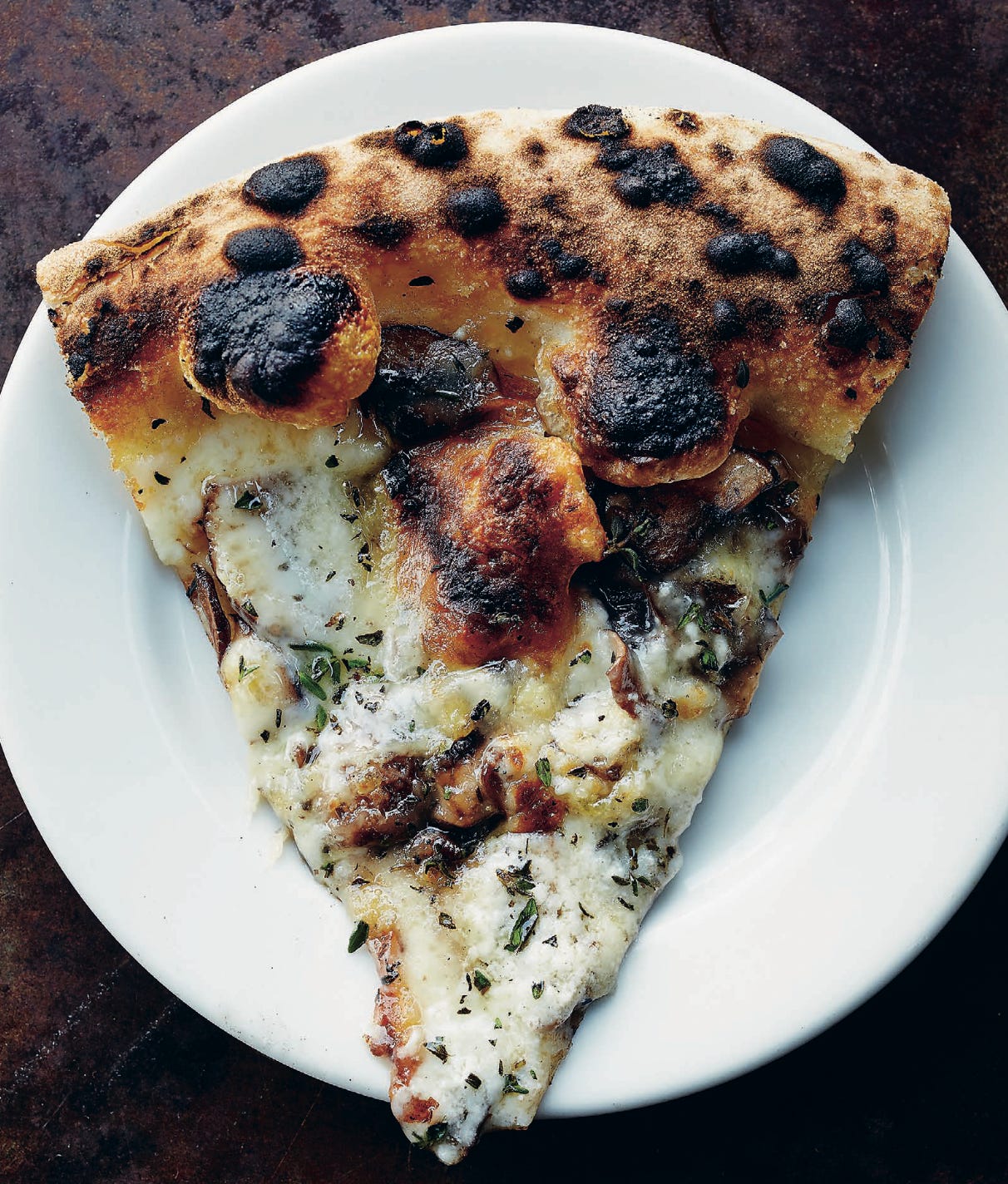 the best pizza in los angeles gjelina mushroom pizza