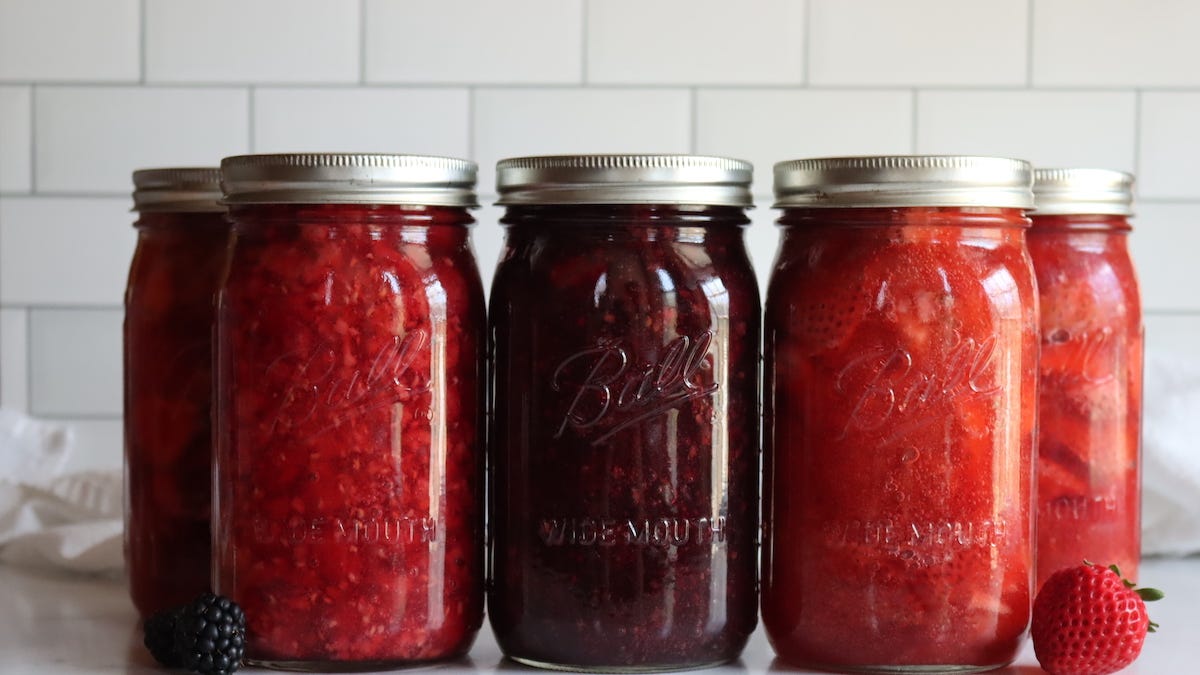 thick strawberry pie filling recipe for canning
