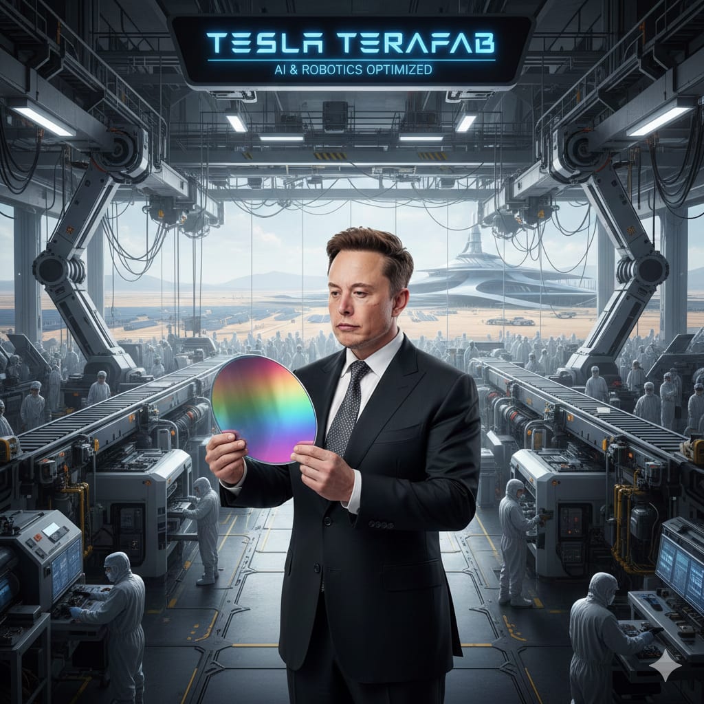 Tesla’s Musk pushes for home-grown TeraFab semiconductor plant