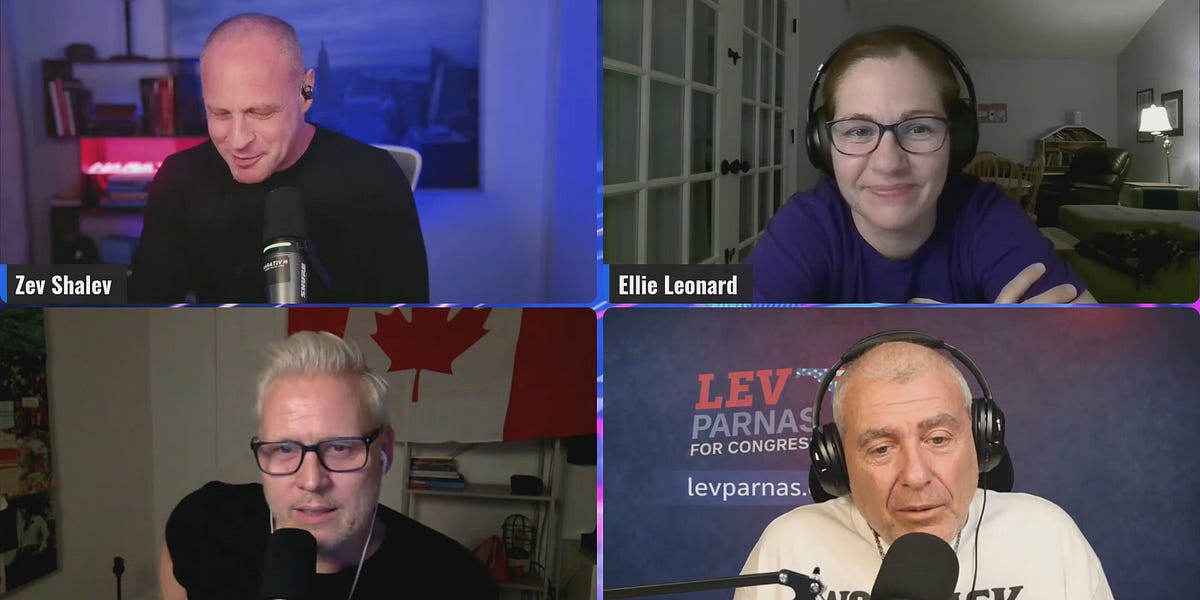 Ellie Leonard and Lev Parnas | published event still