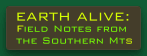 Earth Alive: Field Notes From the Southern Mountains