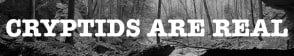 CRYPTIDS ARE REAL