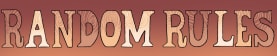 Random Rules