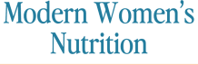Modern Women's Nutrition