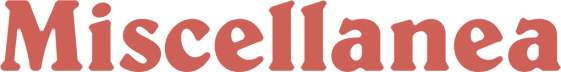 Miscellanea