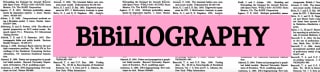 Bibiliography