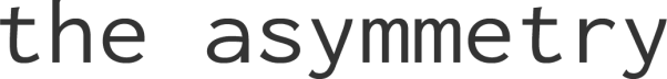 The Asymmetry