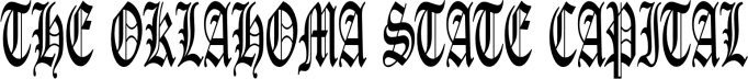 The Oklahoma State Capital