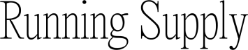 Running Supply
