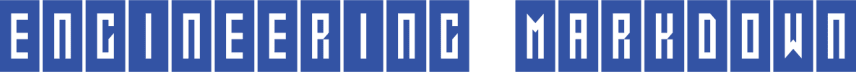 Engineering Markdown