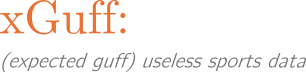 xGuff (Expected Guff)