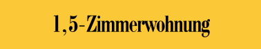 1,5-Zimmerwohnung
