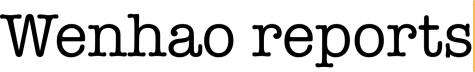 Wenhao reports