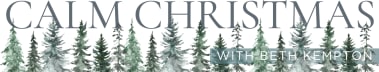 Calm Christmas by Beth Kempton