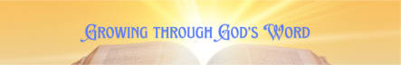 Growing through God's Word