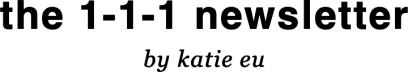 the 1-1-1 newsletter