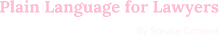 Plain Language for Lawyers