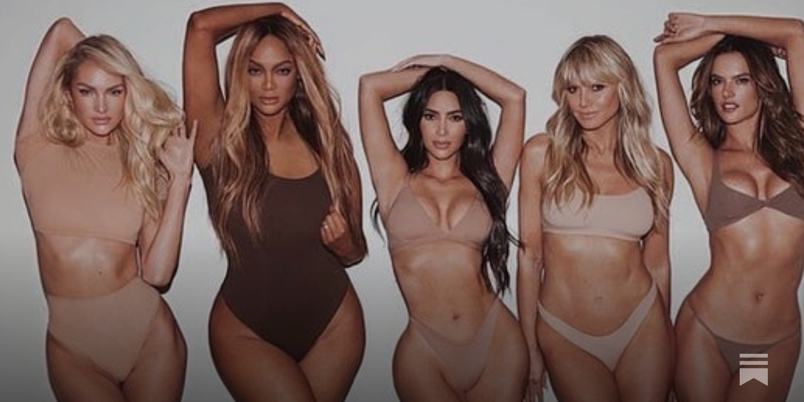 Kim Kardashian Uses Ex Victoria's Secret Angels For SKIMS