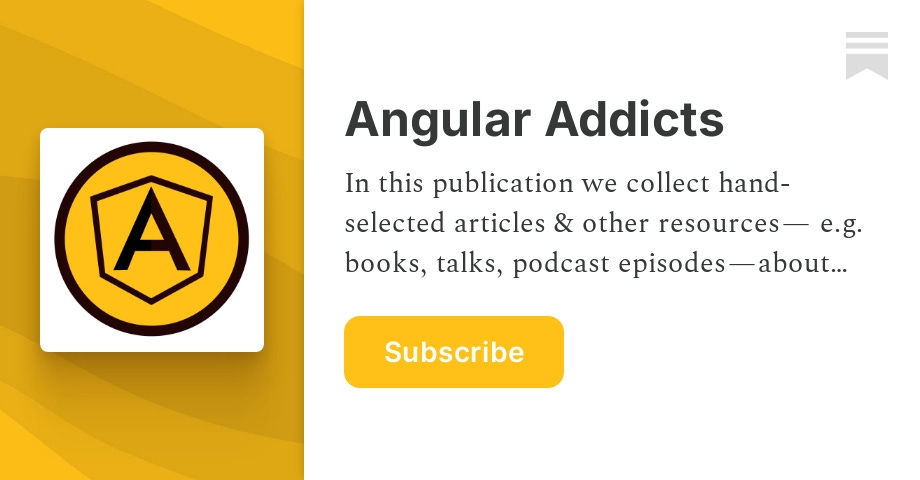 Angular Addicts | Gergely Szerovay | Substack
