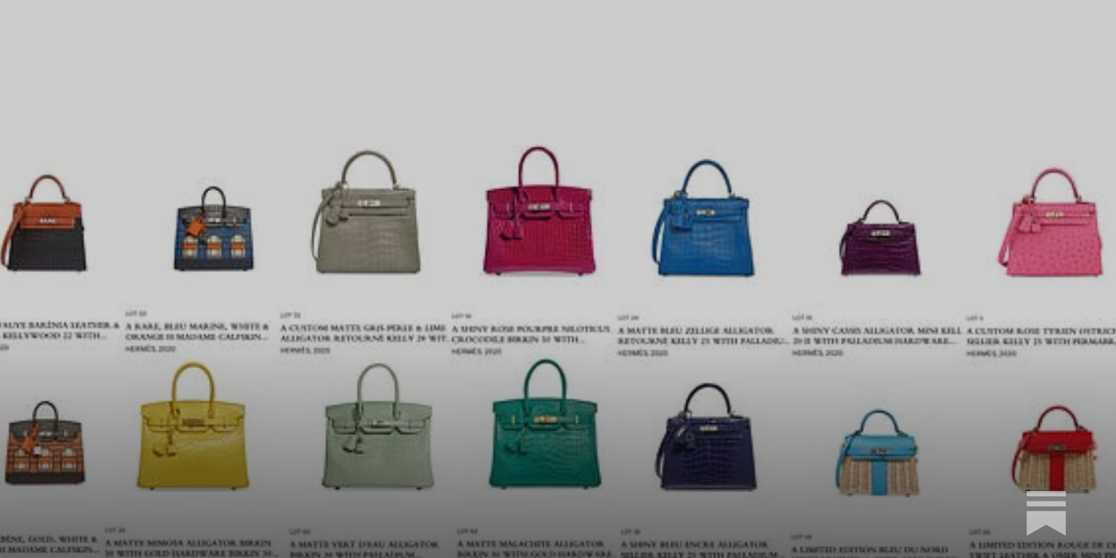 High-End Hermès Handbags at Center of Suit Against Christie's