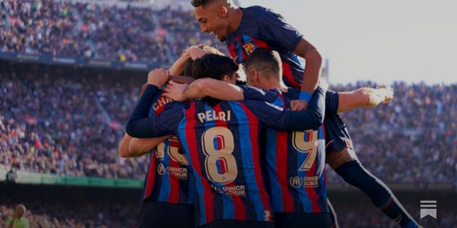 Half-time in LaLiga advantage Barça - by Ben Hayward