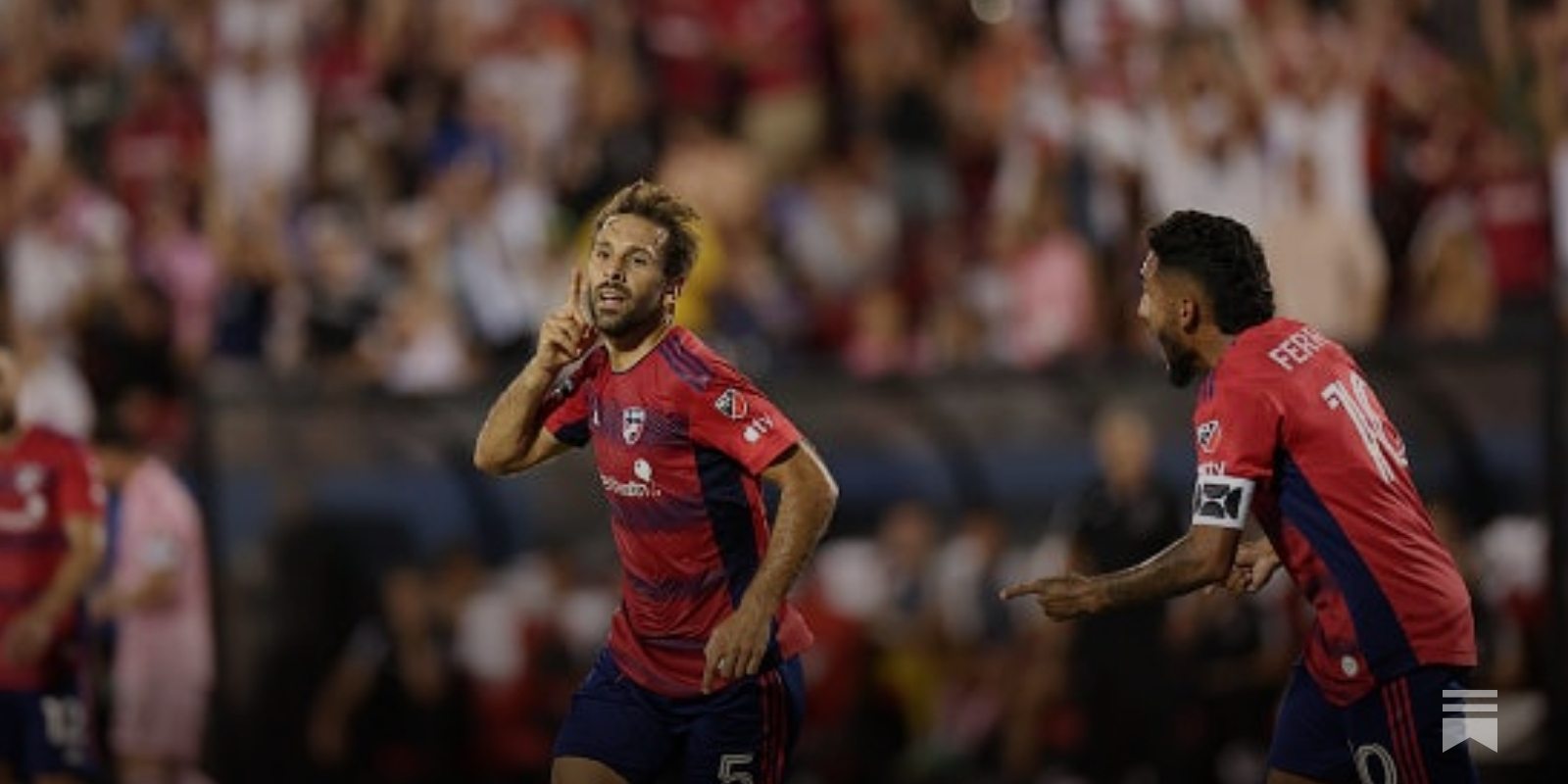 HARRISON, NJ - APRIL 16: FC Dallas midfielder Facundo Quignon (5