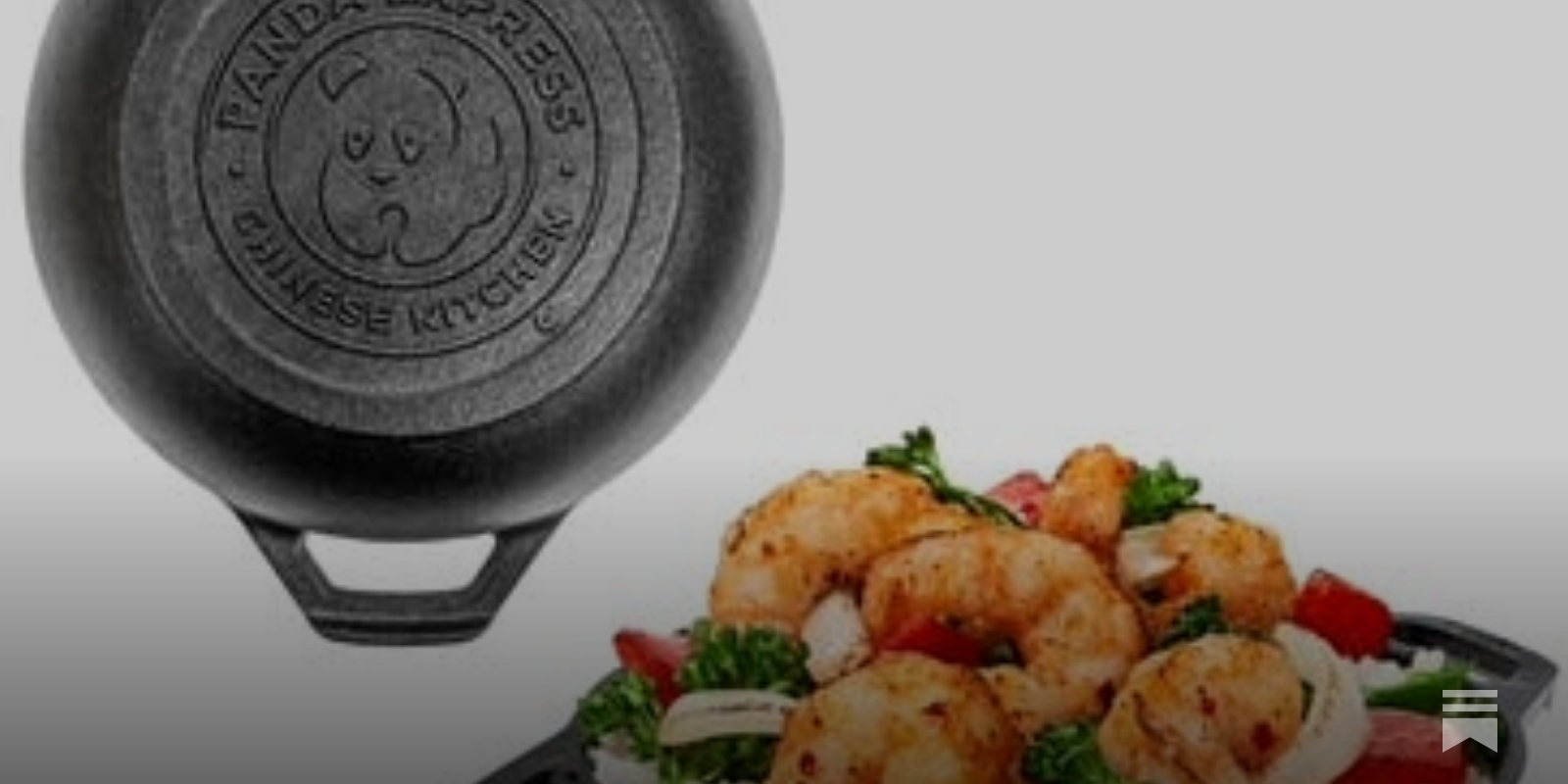Panda Express Mini Wok from Lodge Cast Iron LIMITED EDITION VERY