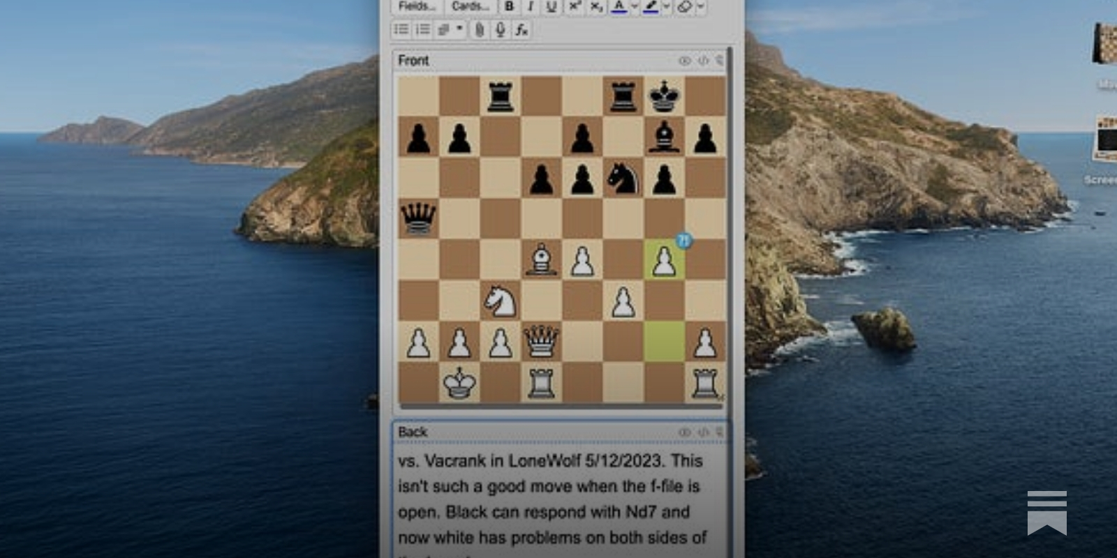 From the “flashcards” to Chessable