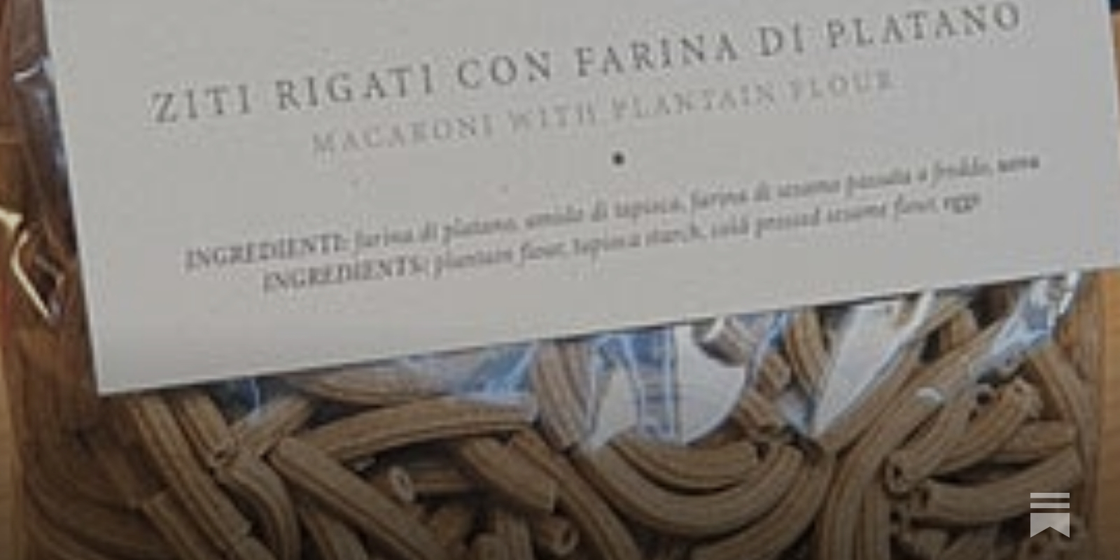 Pastina ZeroCereali con Farina di Sesamo