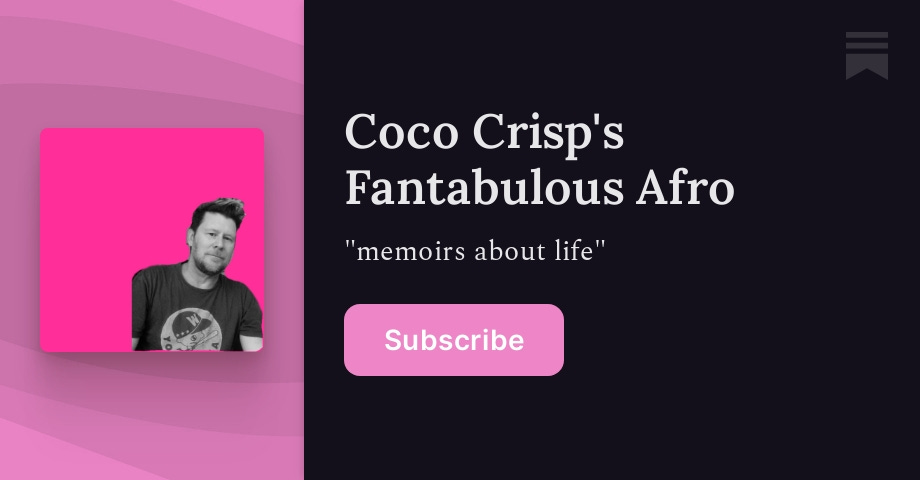 Coco Crisp afro  Coco Crisp's Afro