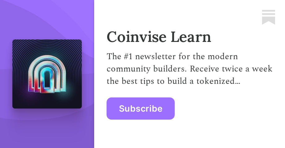 Thumbnail of Coinvise Learn | Substack