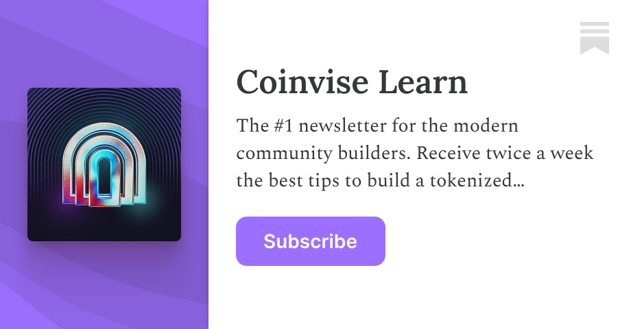 Thumbnail of Coinvise Learn | Substack