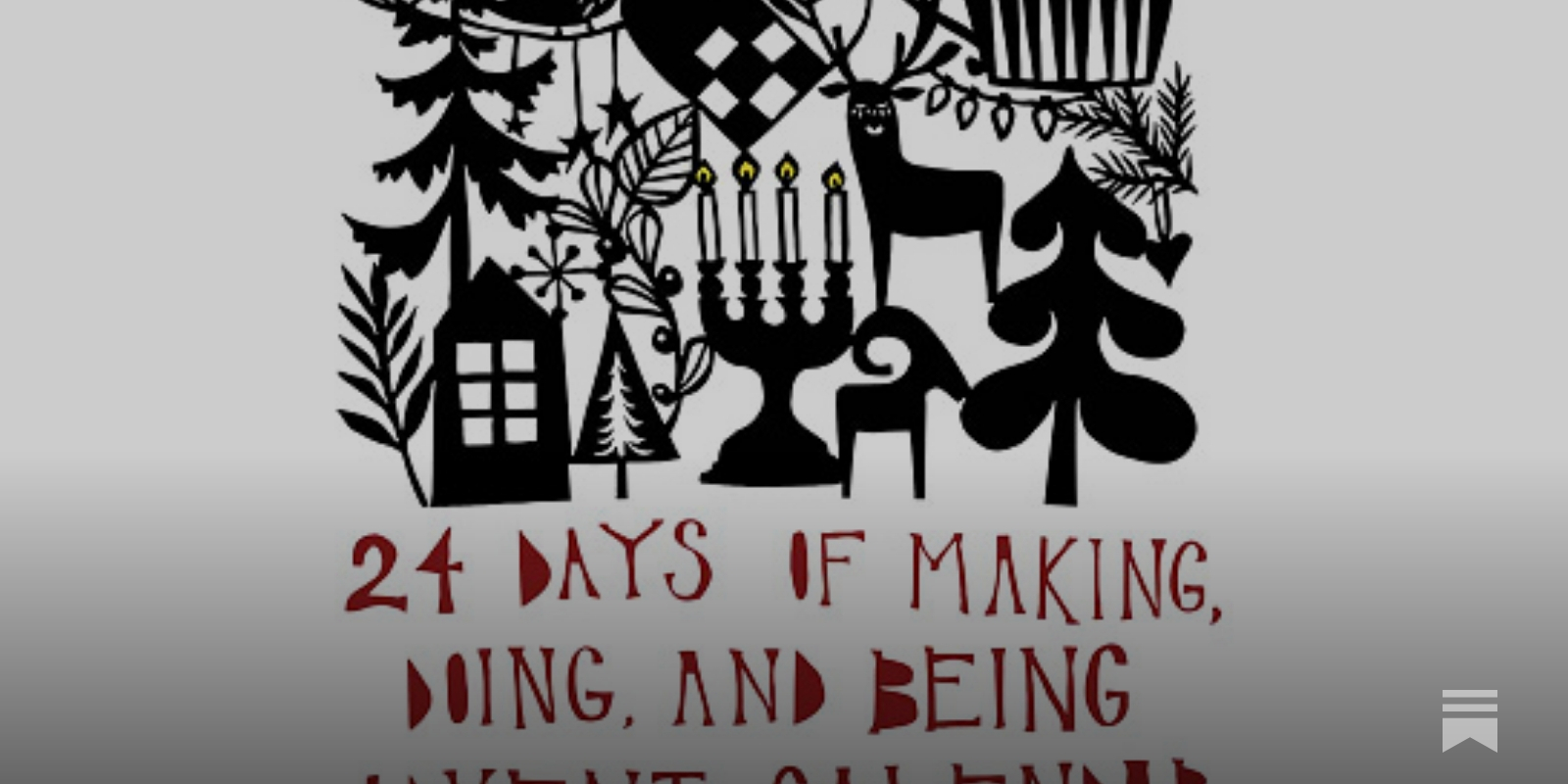 Stitching up daily surprises - because everyday is an adventure. #stit, advent calendar