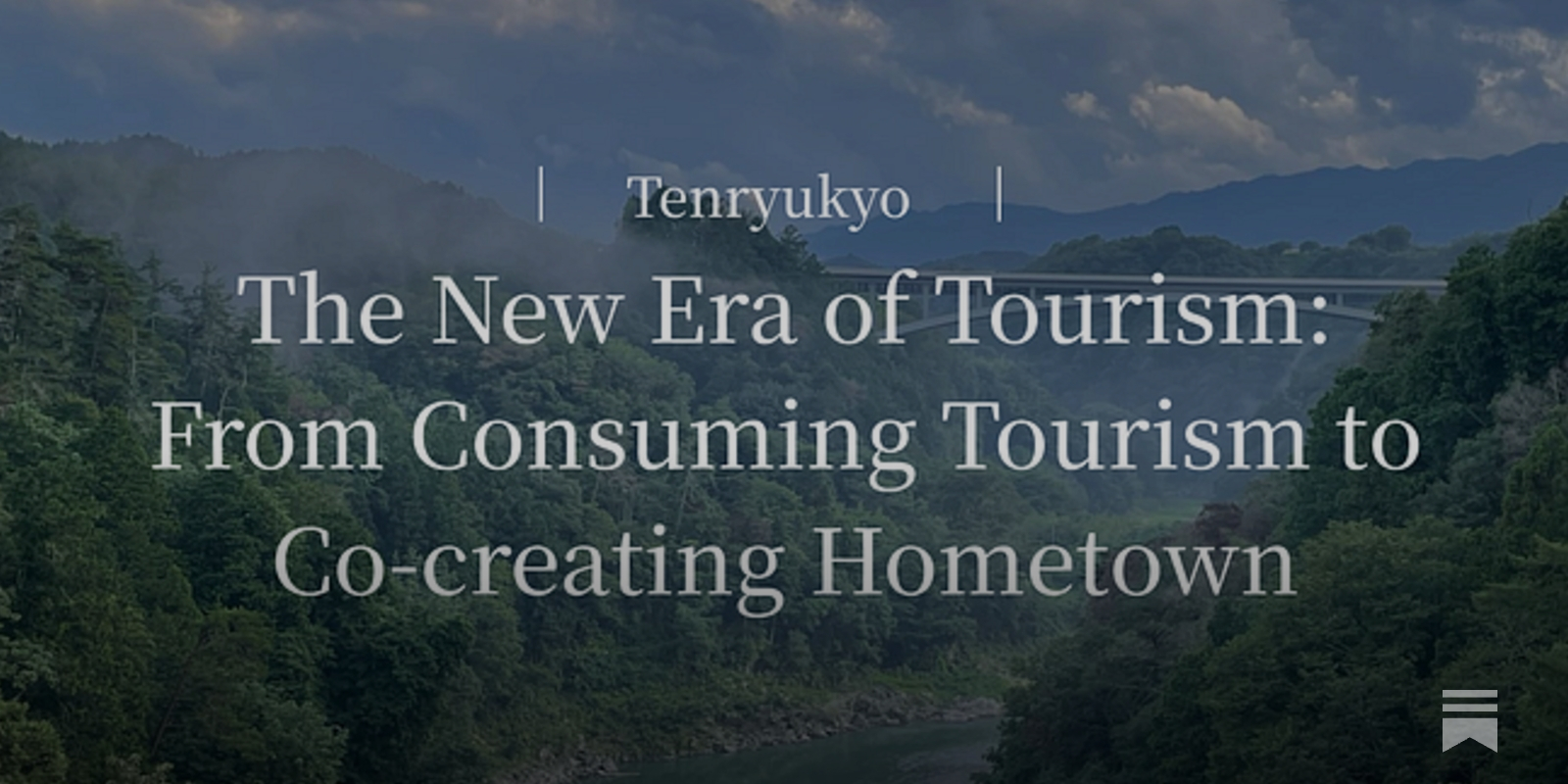 The New Era of Tourism: From Consuming Tourism to Co-creating Hometown