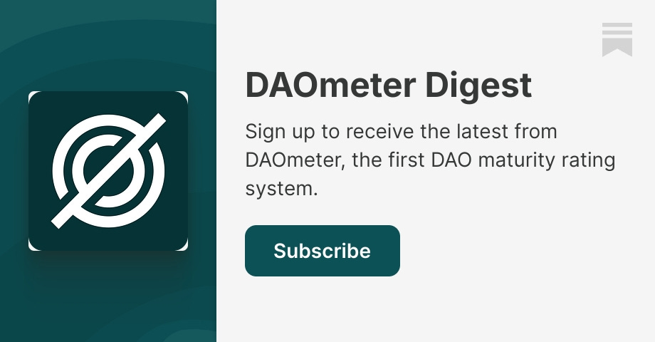 DAOmeter Digest | StableLab | Substack