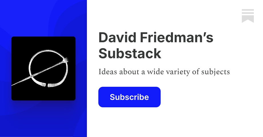 Immigration - David Friedman’s Substack