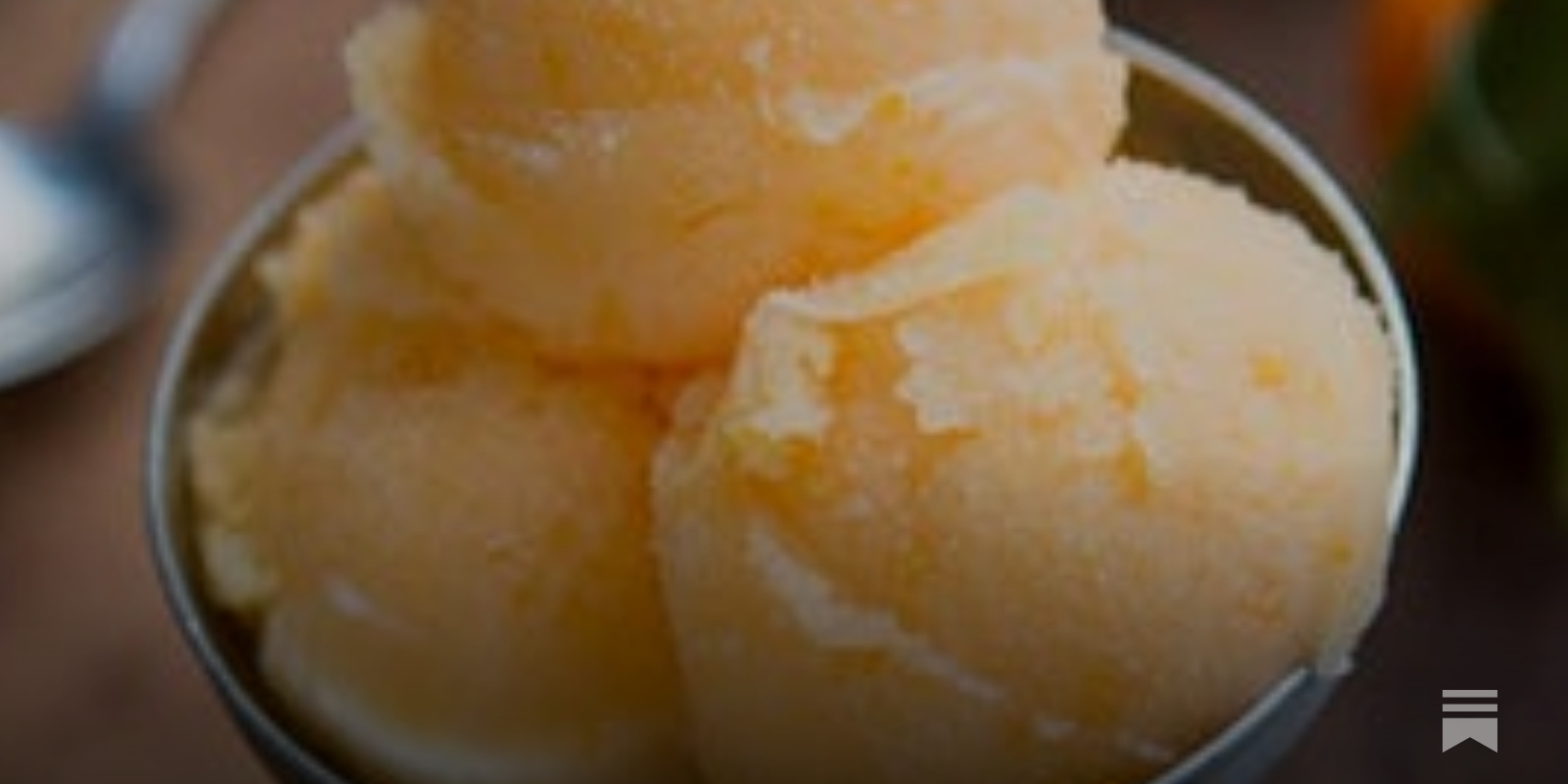 The Perfect Scoop' Tangerine Sorbet — Cooks Without Borders