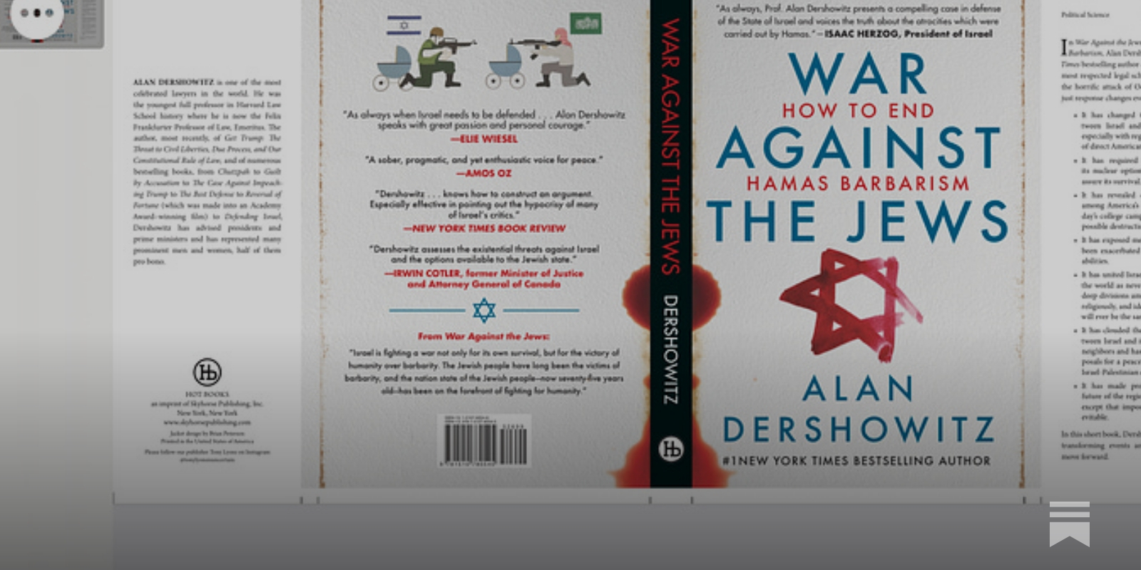 War Against the Jews: How to End Hamas Barbarism: Dershowitz, Alan