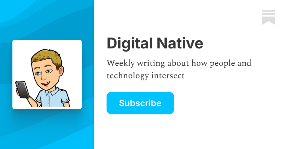 Thumbnail of Digital Native | Rex Woodbury | Substack