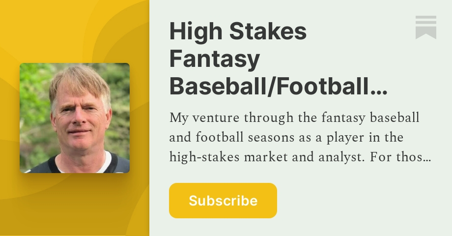 Football - NFFC  High Stakes Fantasy Football