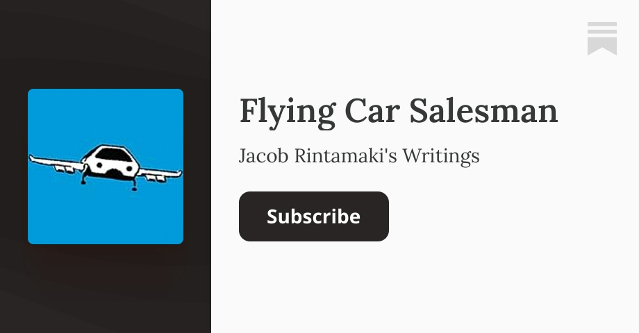 Revisiting Old Startup Discussions - Flying Car Salesman