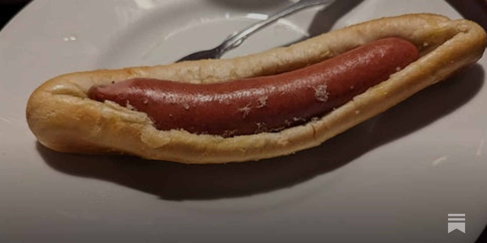 The Olive Garden hot dog - by Dennis Lee - Food is Stupid