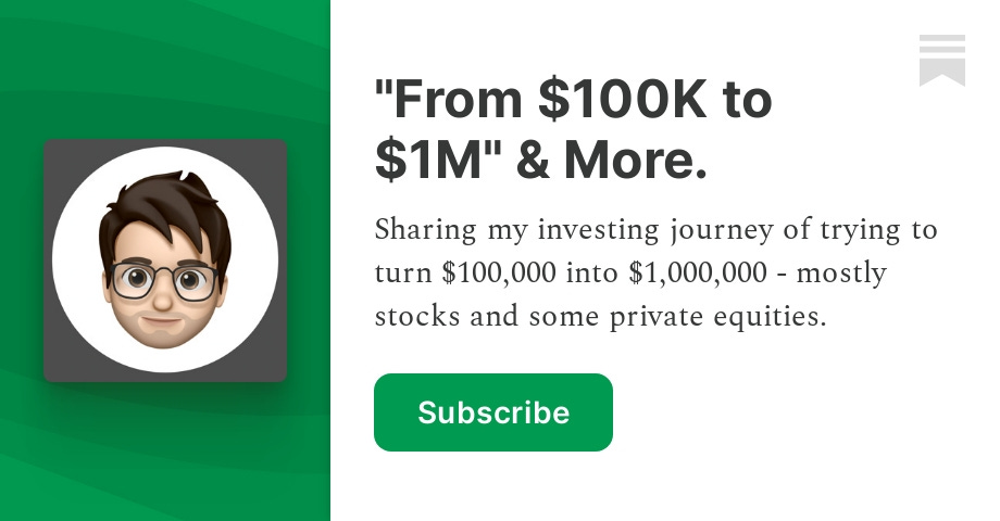"From $100K to $1M" & More.