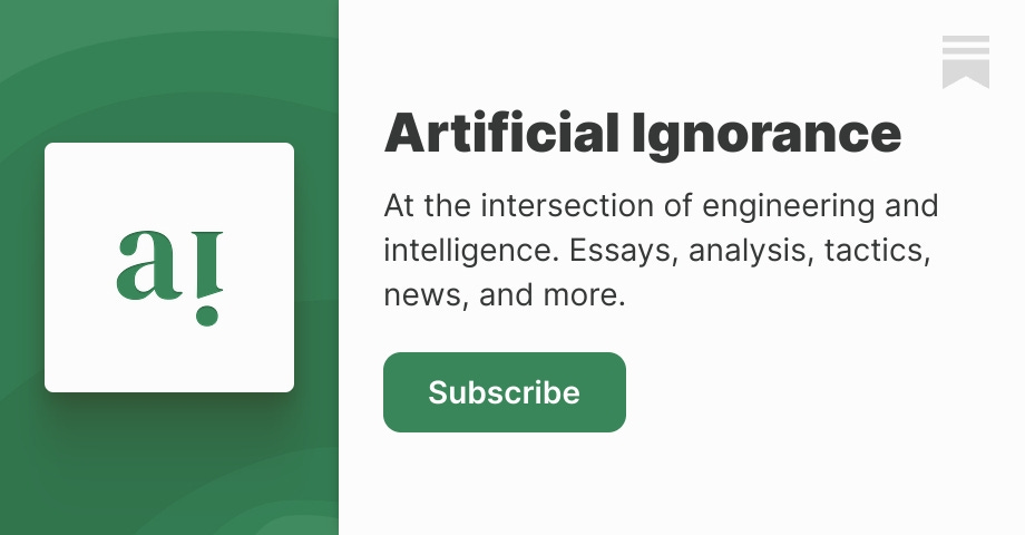 Artificial Ignorance