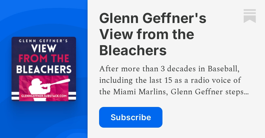 Pickin' nuggets - Glenn Geffner's View from the Bleachers